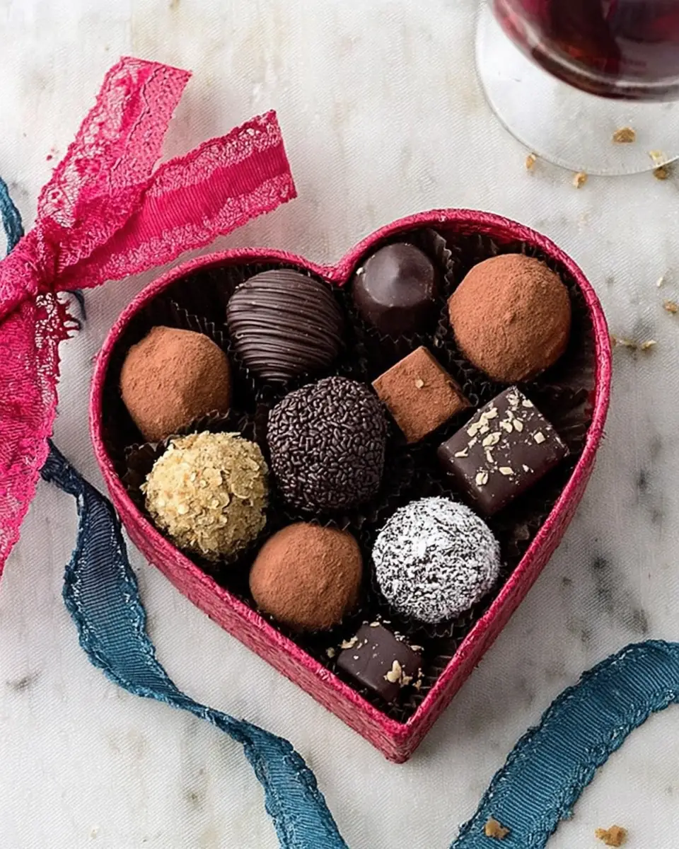 Red Wine Chocolate Truffles