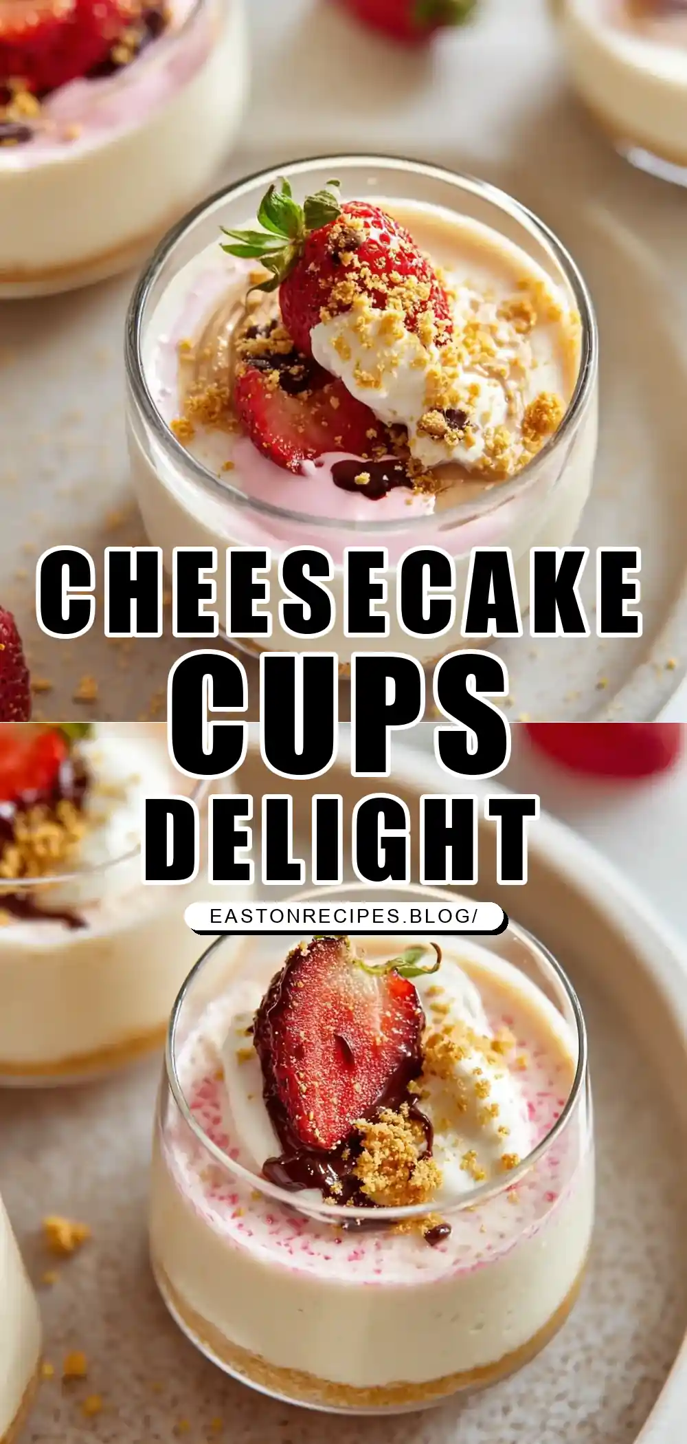 No Bake Cheesecake Cups