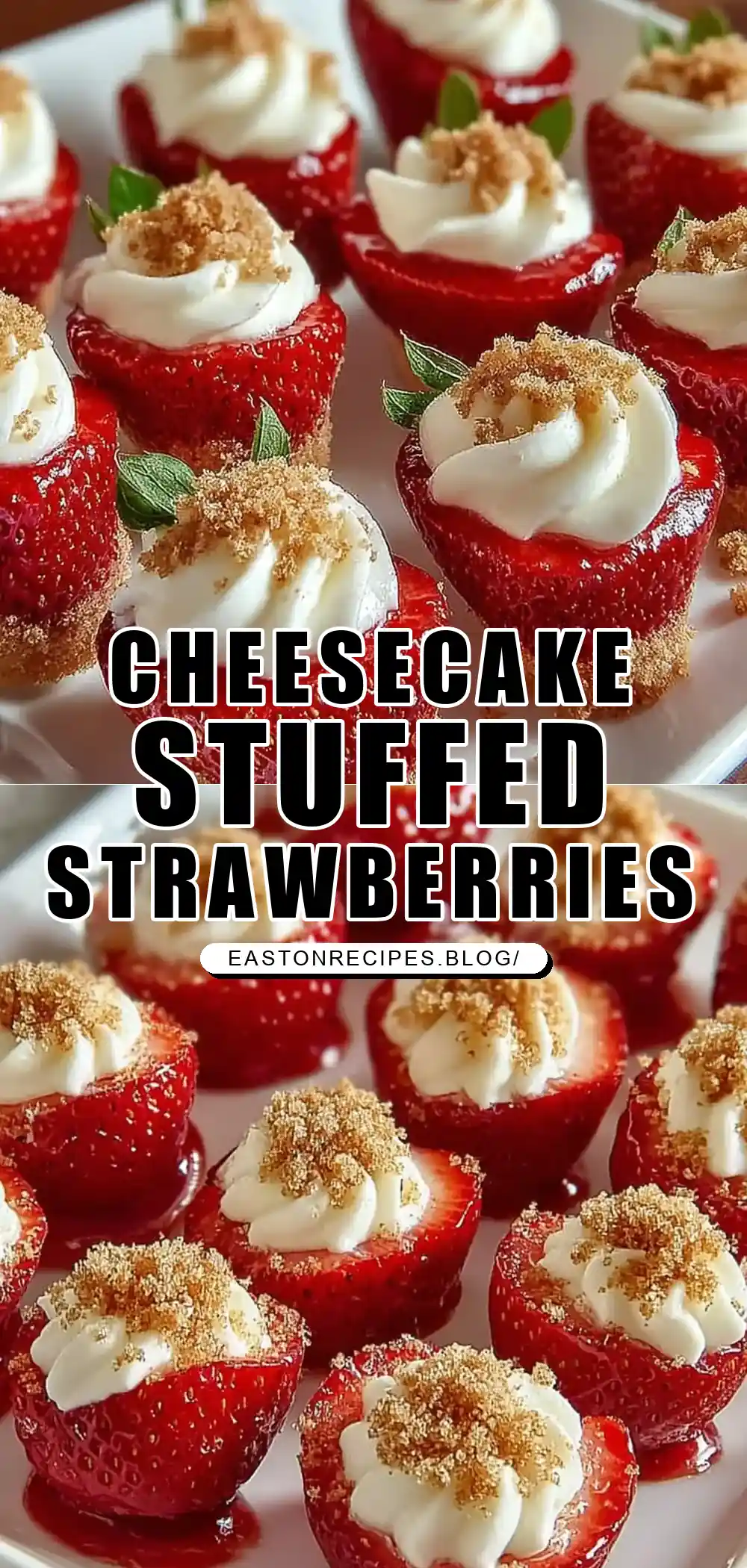 Sweetheart Cheesecake Deviled Strawberries Quick Recipe