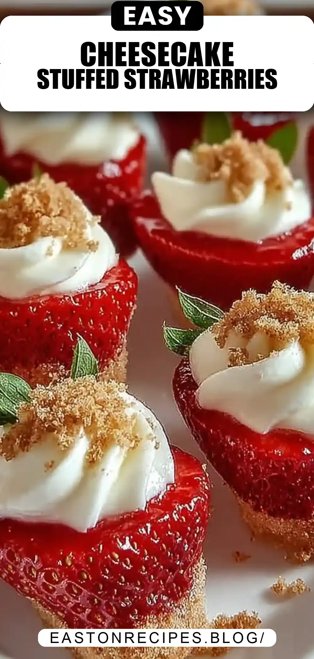 Sweetheart Cheesecake Deviled Strawberries Quick Recipe
