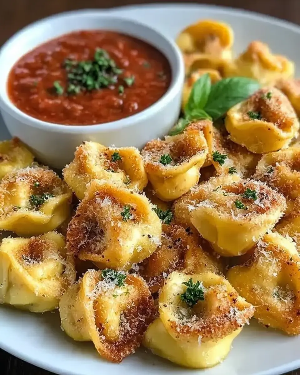 A delicious plate of DELICIOUS TORTELLINI PARTY SNACKS READY IN 30 MINUTES