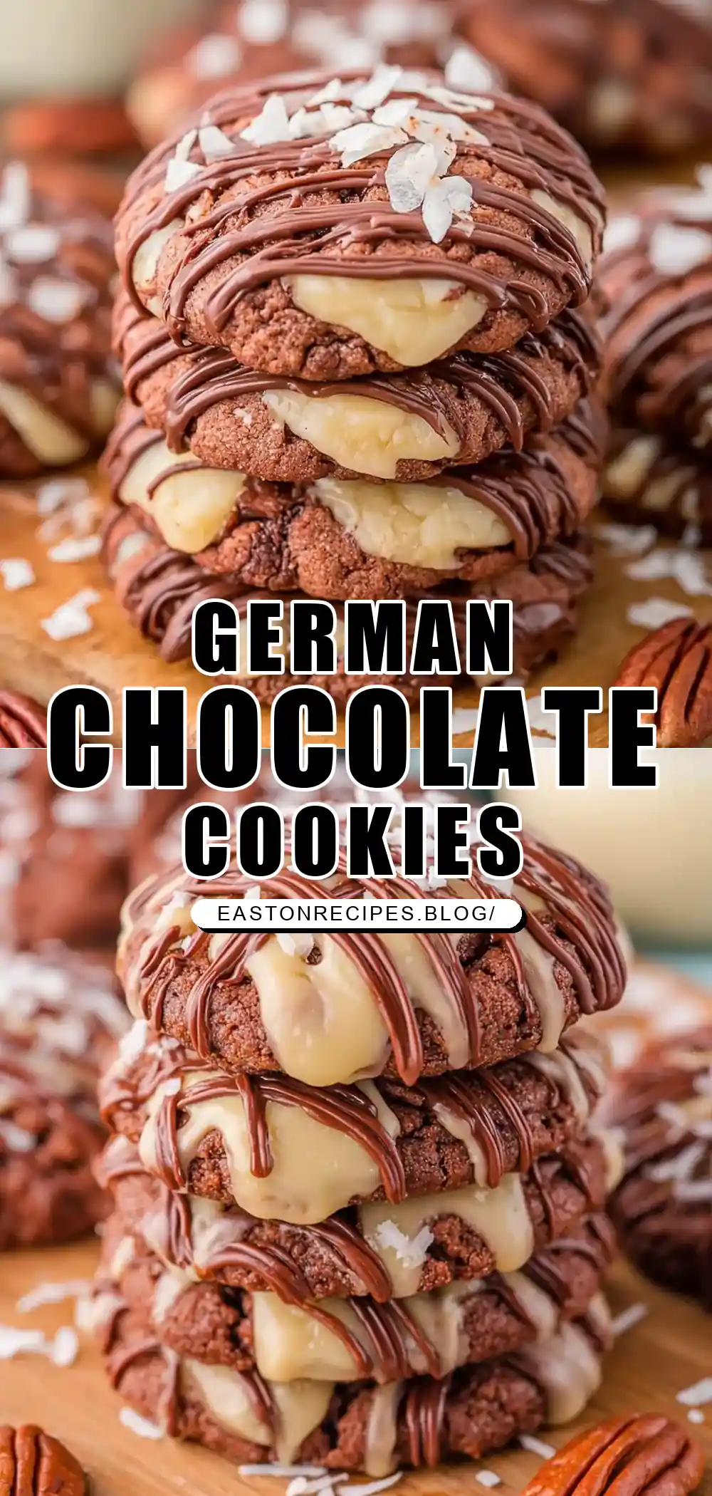 German Chocolate Cake Cookies