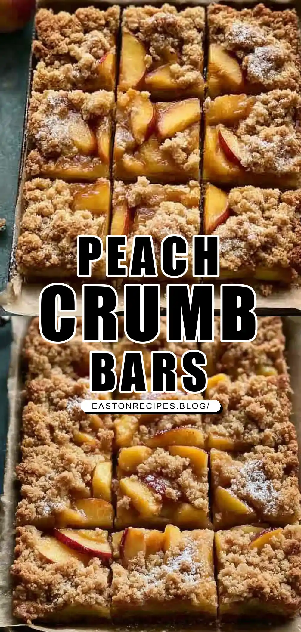Easy Peach Crumb Bars Recipe – Buttery Homemade Peach Dessert Bars for Summer Baking