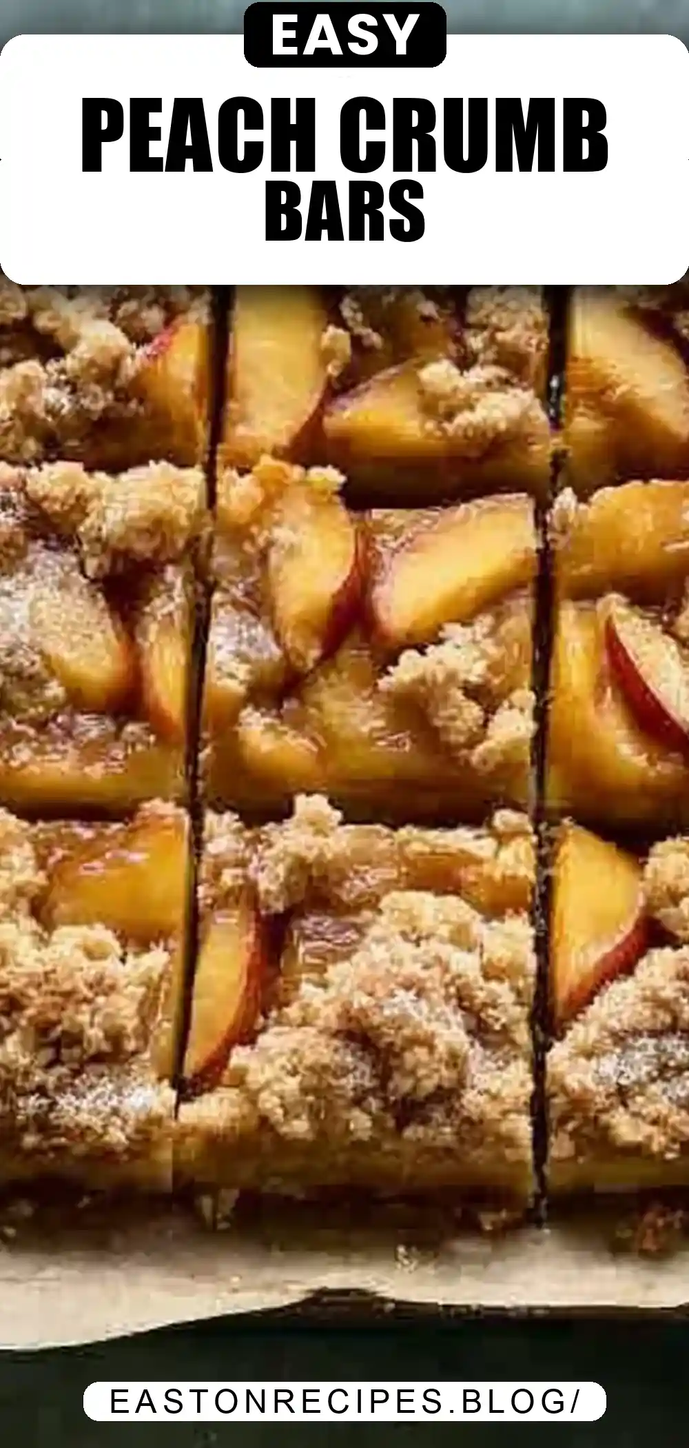 Easy Peach Crumb Bars Recipe – Buttery Homemade Peach Dessert Bars for Summer Baking