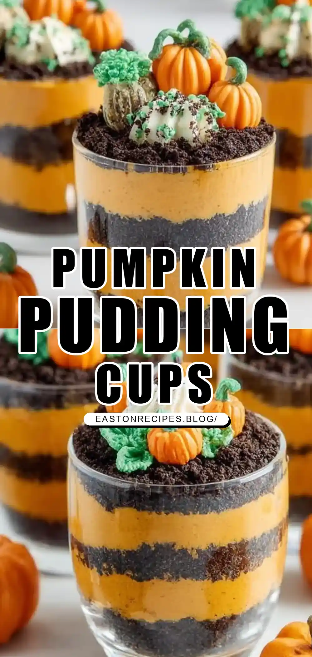 Pumpkin Patch Pudding Cups Recipe
