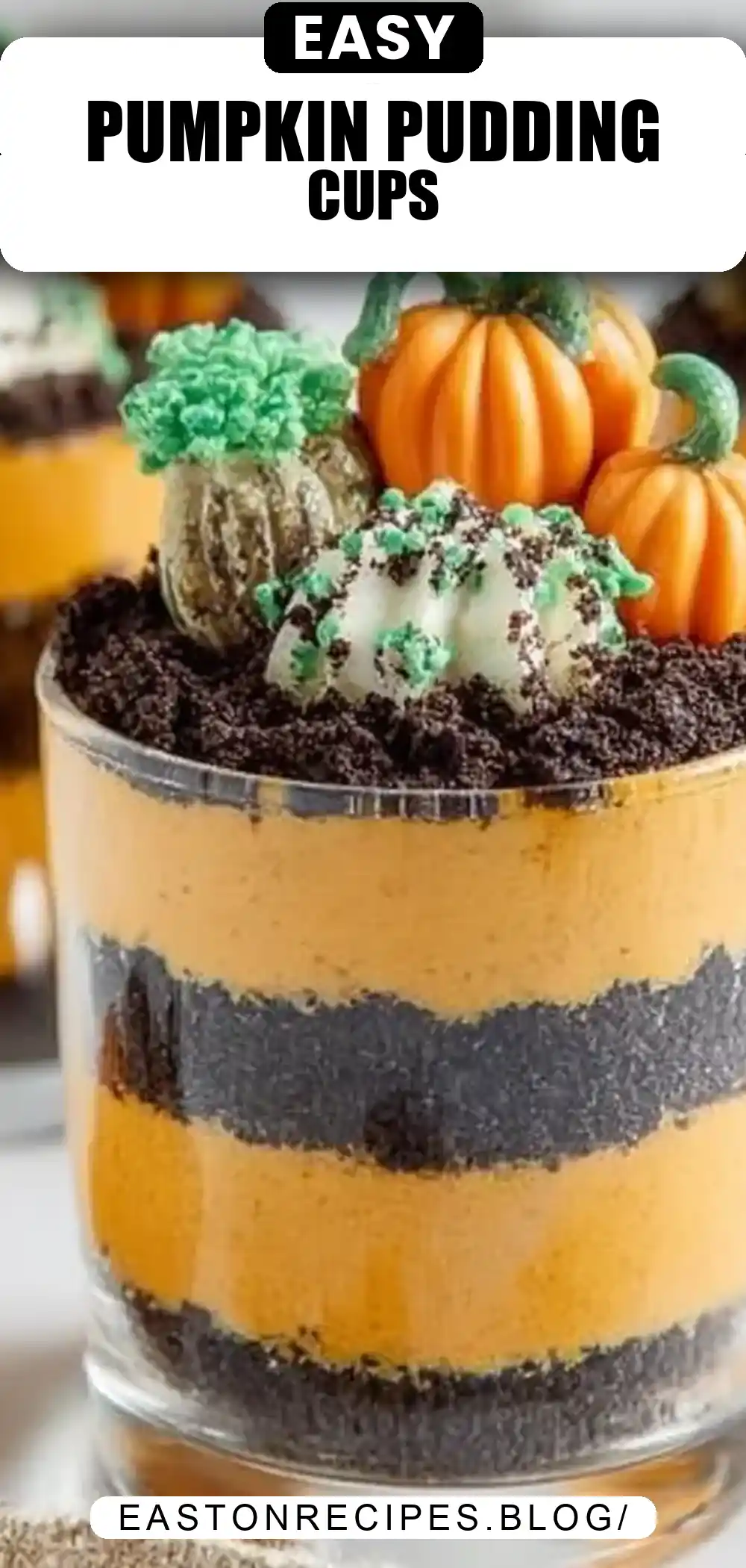 Pumpkin Patch Pudding Cups Recipe