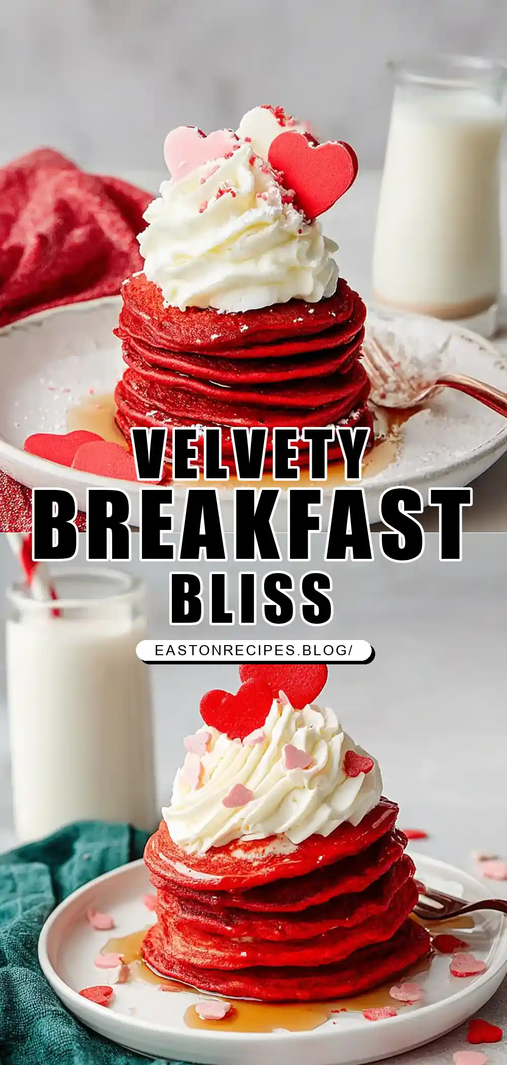 Red Velvet Pancakes